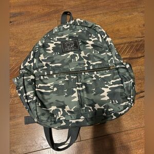 Used once* Ivory Ella Camo Backpack